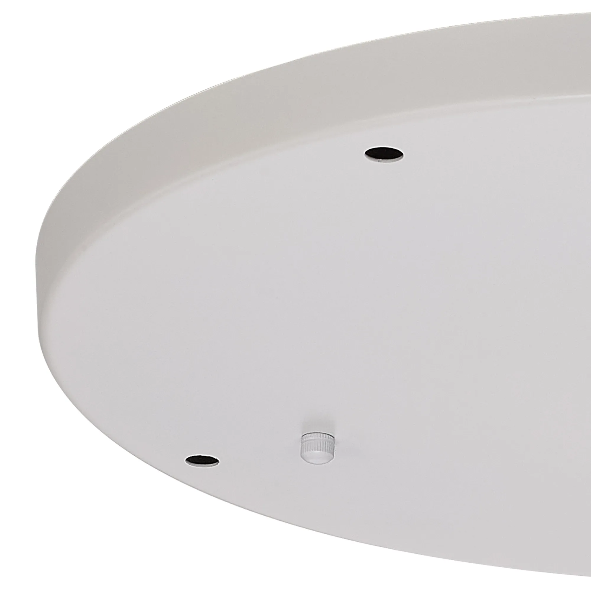 Hayes 5 Hole 40cm Round Ceiling Plate White D0830WH  Deco Hayes White